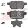 TOYOT 0446647030 Brake Pad Set, disc brake